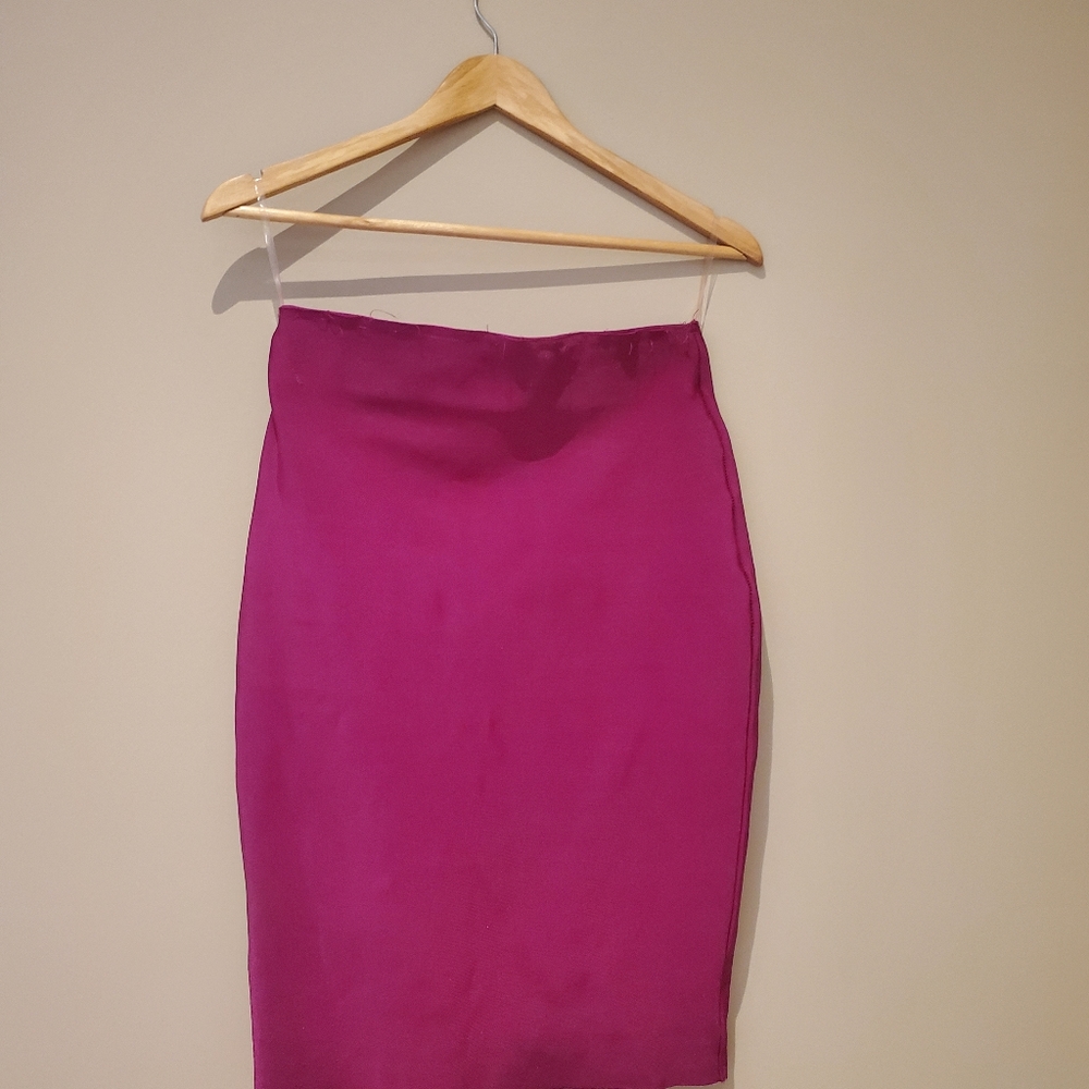 Purple midi bondage skiry